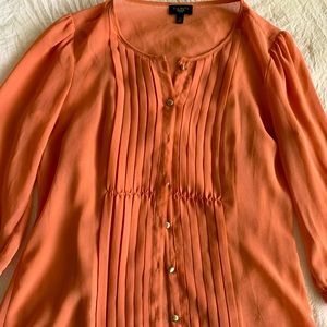 Talbots petites Blouse blush color